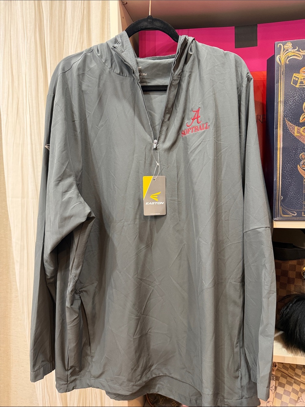 Easton Alabama Crimson Tide Softball Gameday Windbreaker Jacket – Men’s XL – NWT
